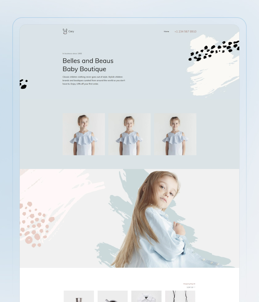 Child Care Website Template 4