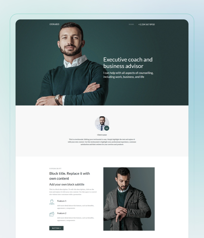 Photography Website Template 3