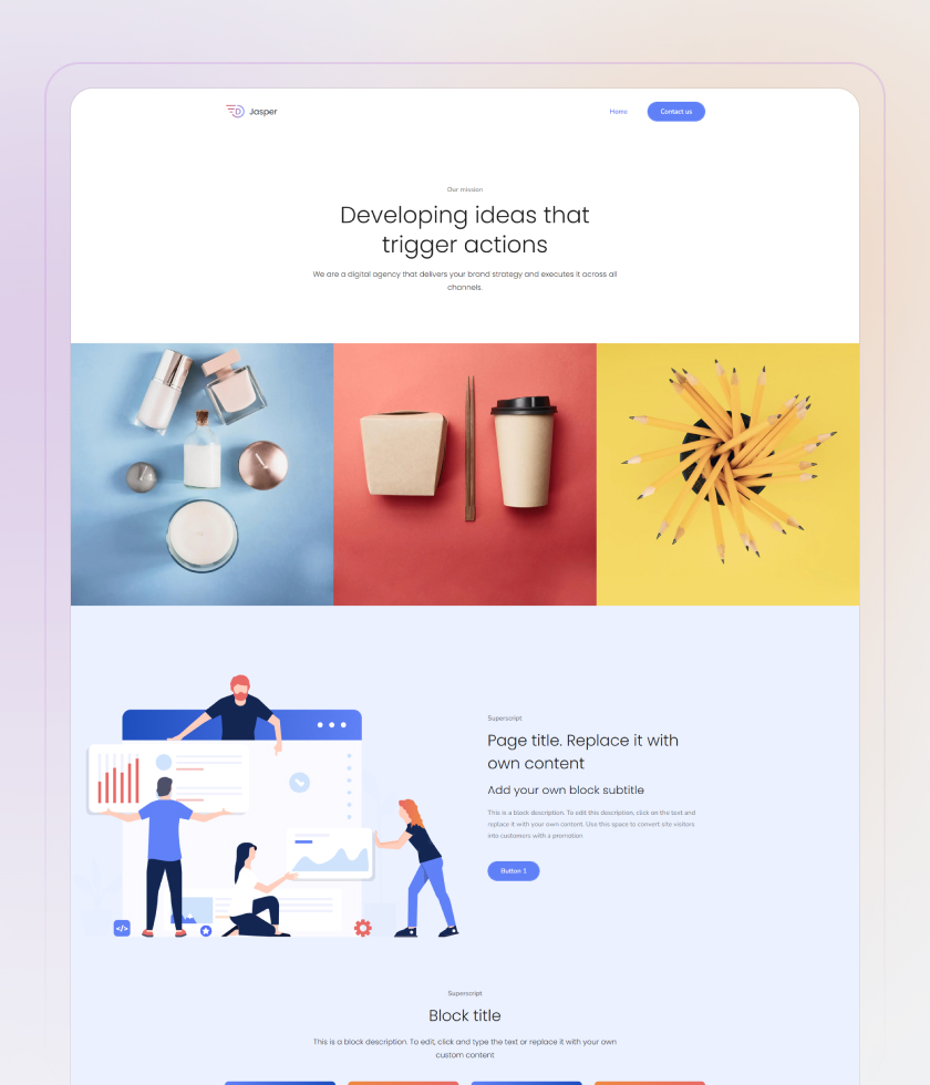 Handyman Website Template 3