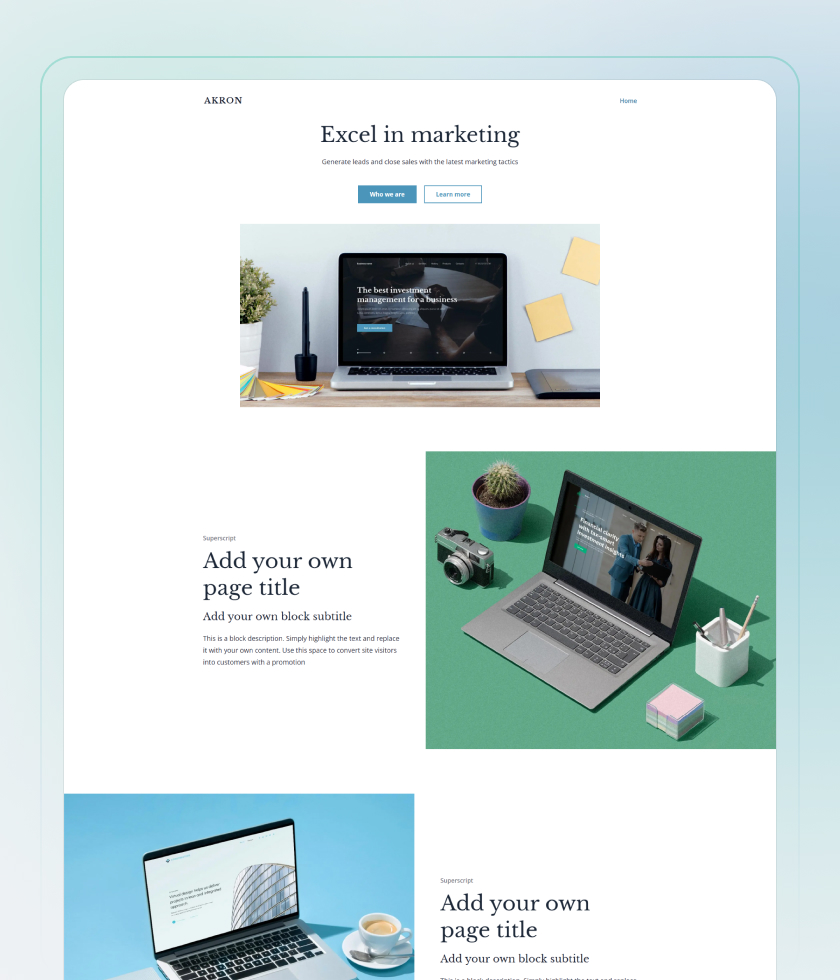 Digital Marketing Agency Website Template 3