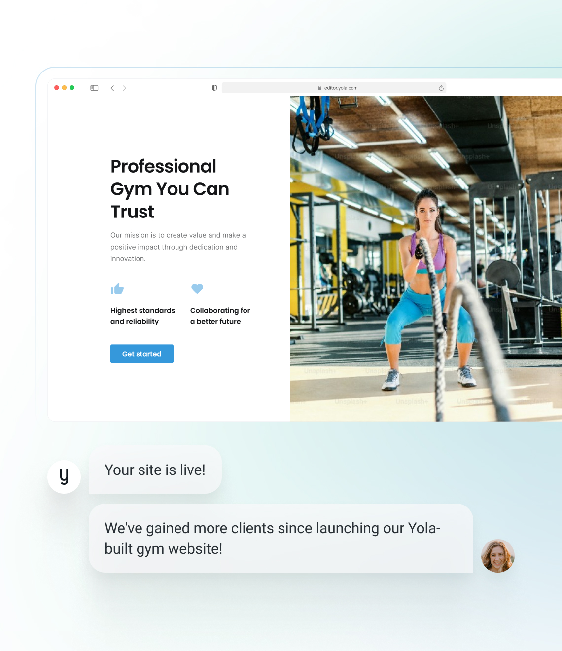 How to make a gym website