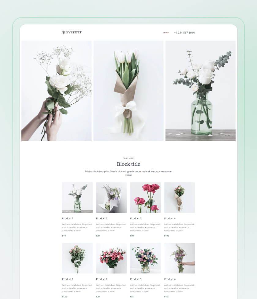 Jewelry Website Template 5