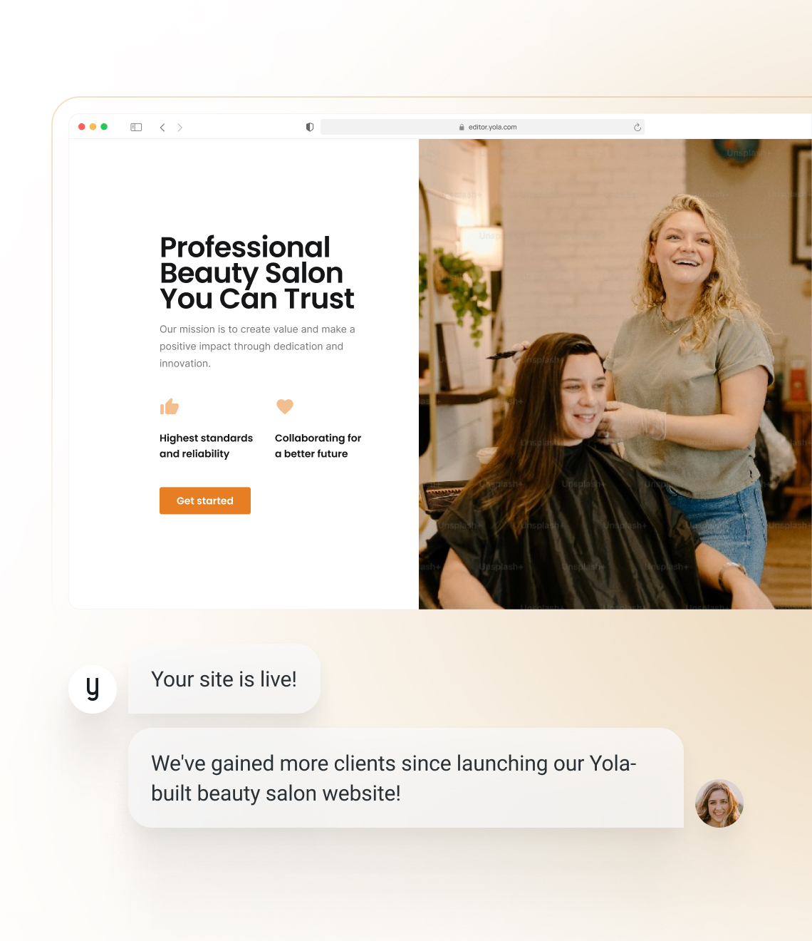 How to make a beauty salon website