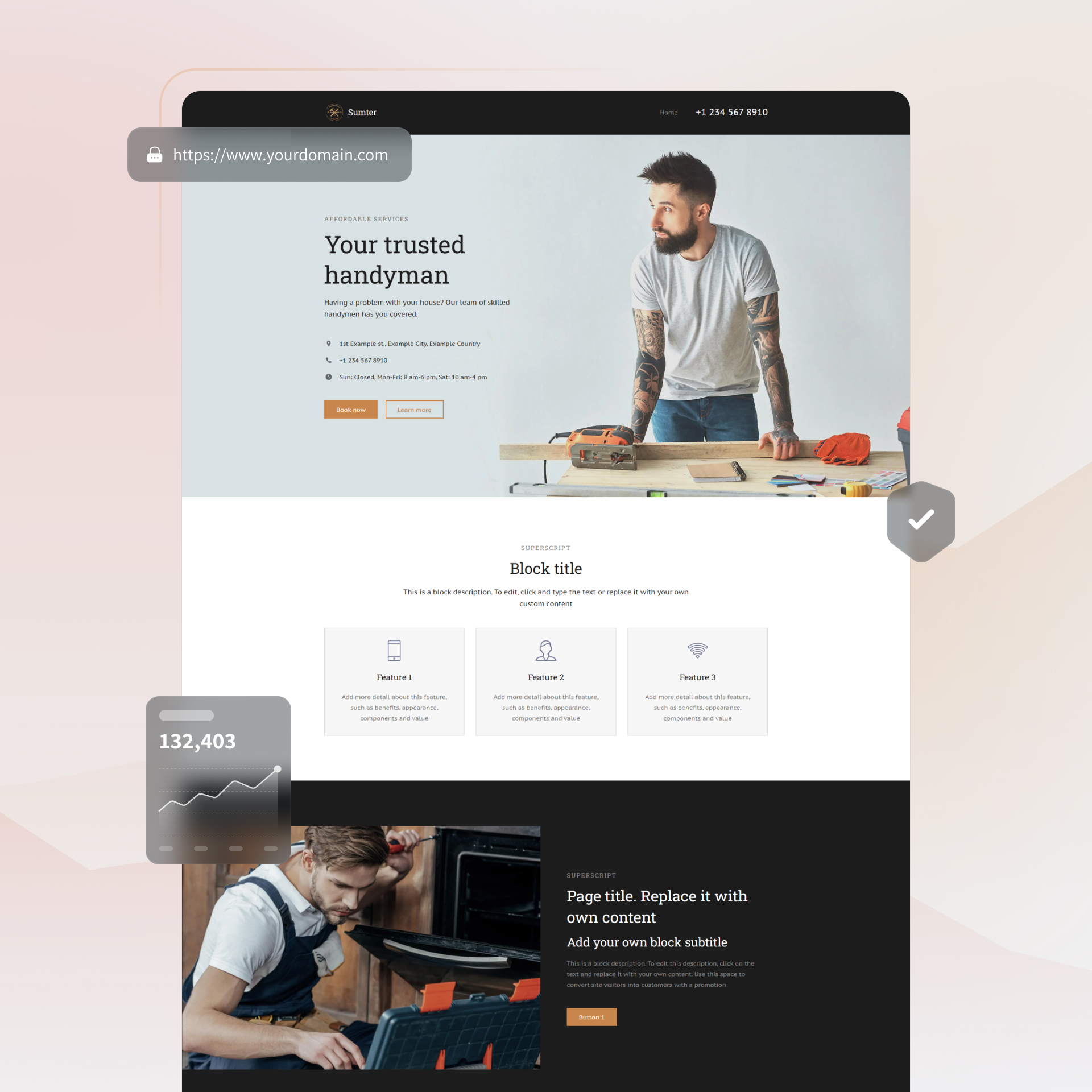 handyman website builder