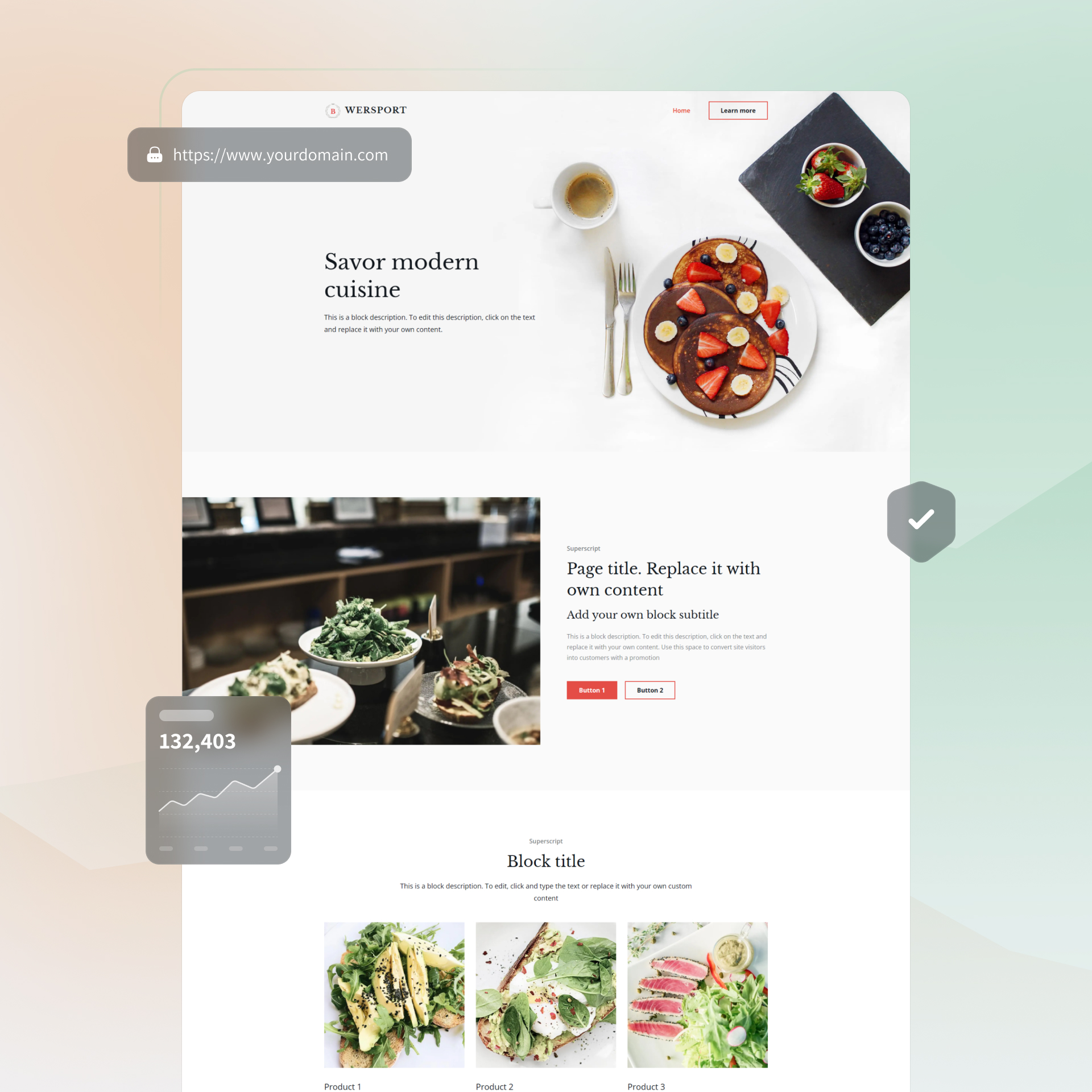 constructeur de site web pour restaurant