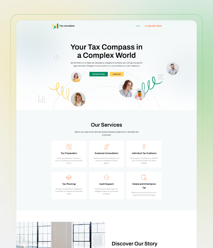 Consulting Website Template 1