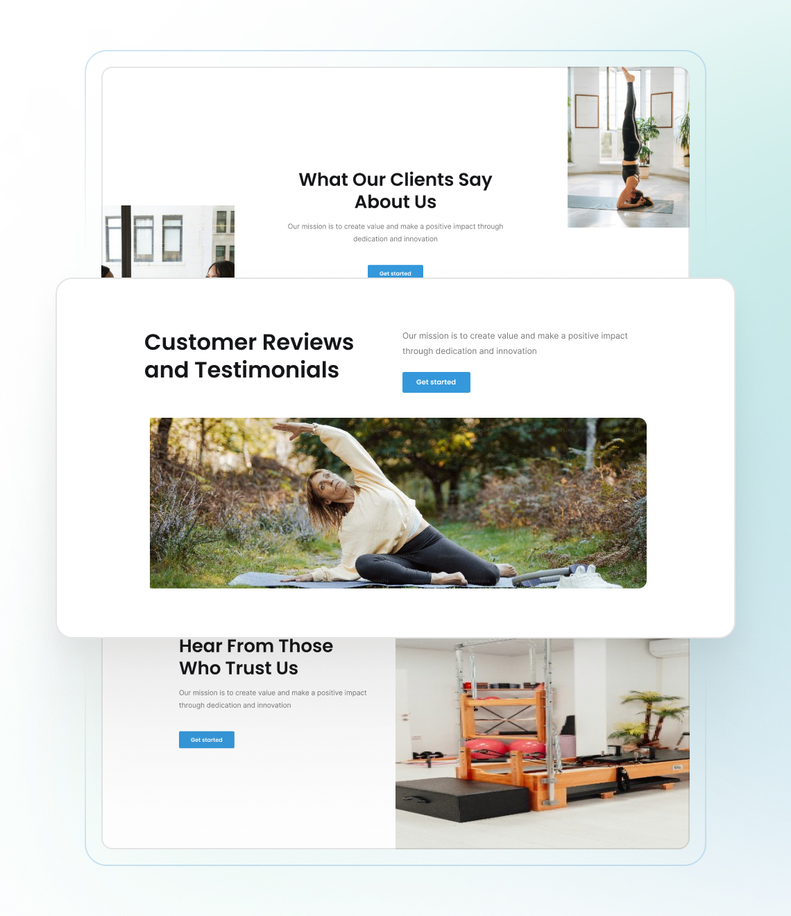 Best website builder for pilates studios  