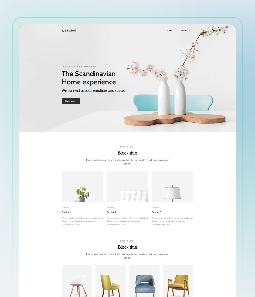 Vacation Rental Website Template 7