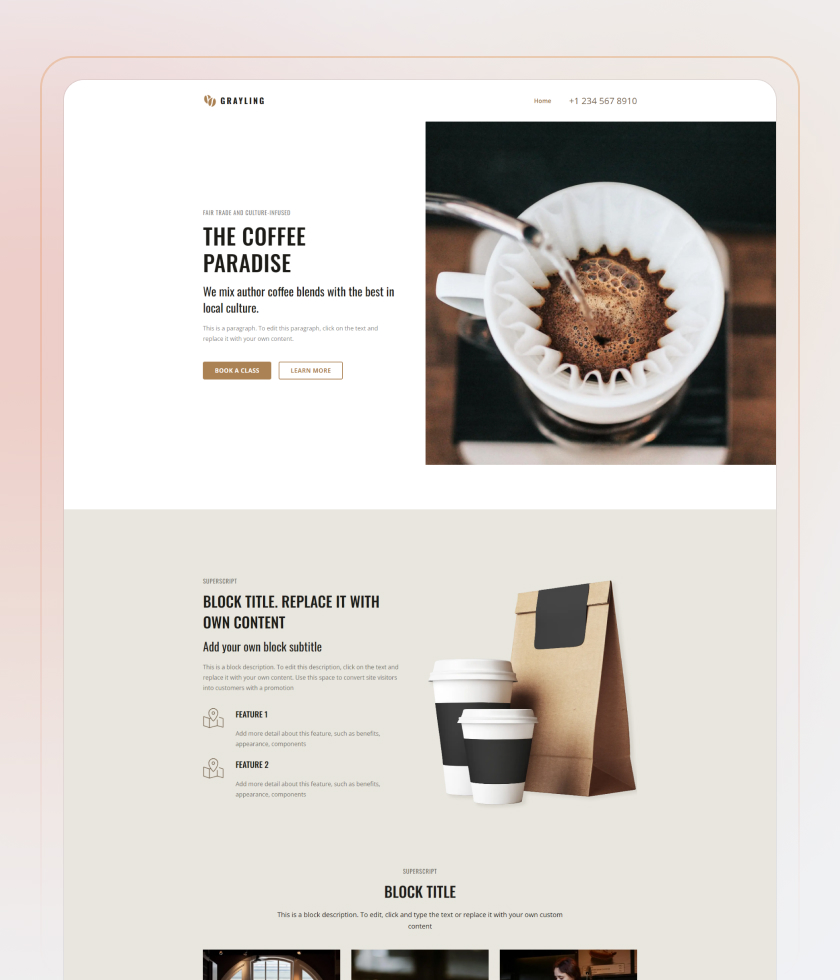 Catering Website Template 5