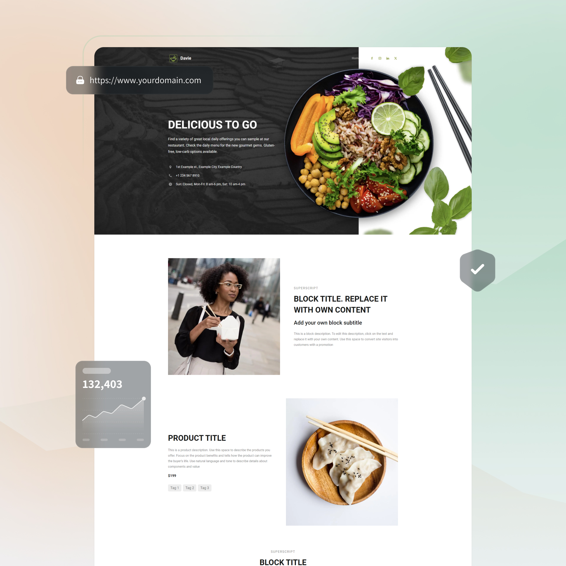 cafe website builder