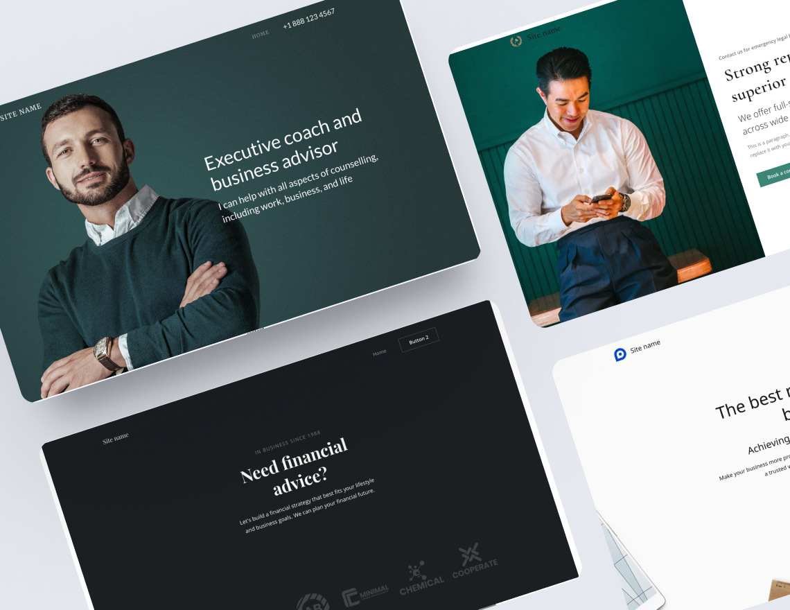 Free Financial Advisor Website Templates Top 2021 Themes by Yola