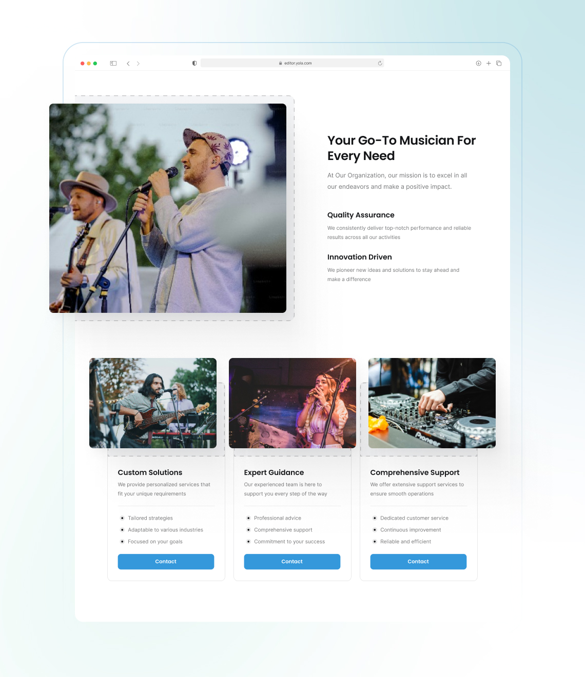 Cómo crear un portafolio de músico