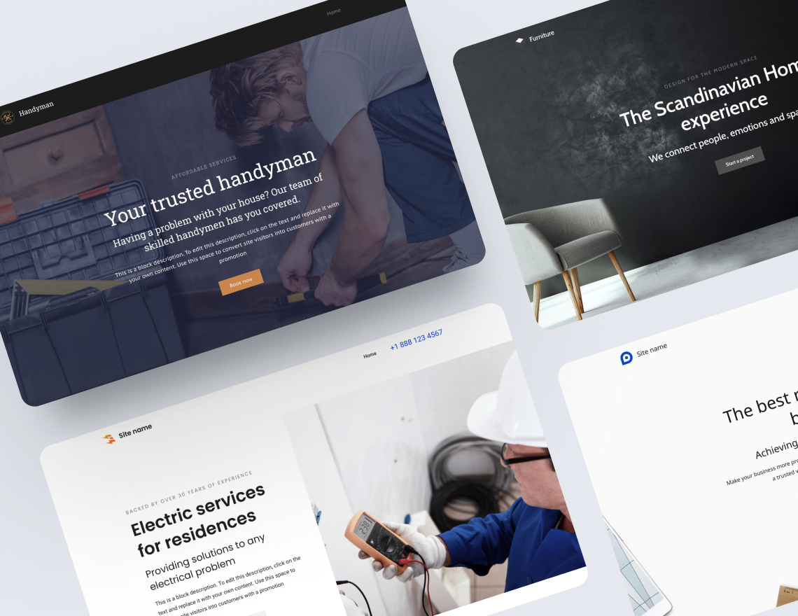 Free Painting Contractor Website Templates Top 2021 Themes by Yola