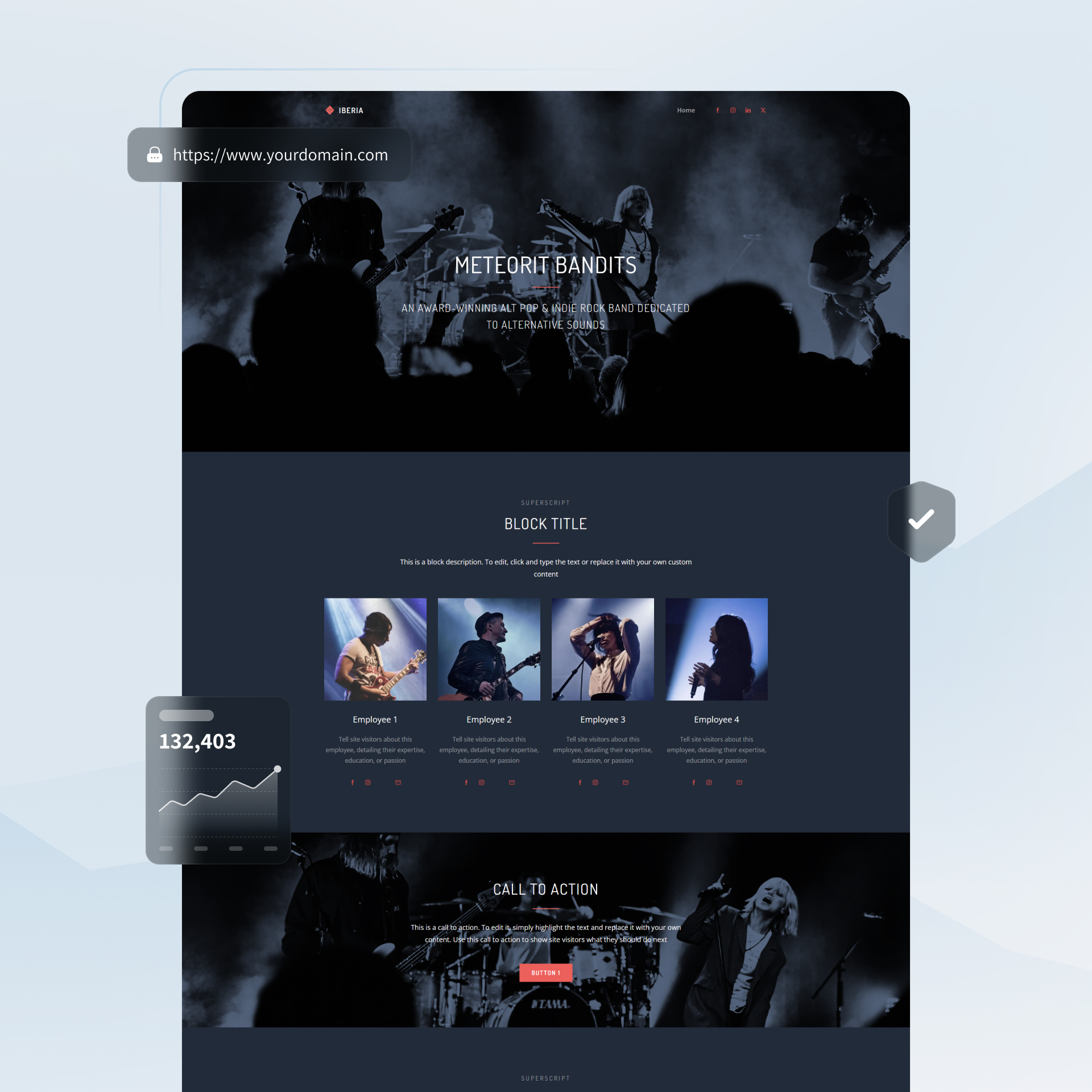 musician website builder