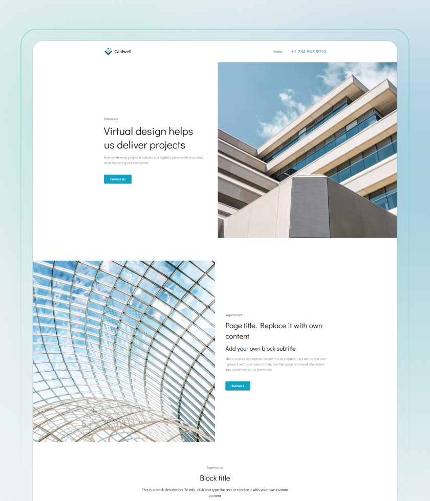 Conference Website Template 2