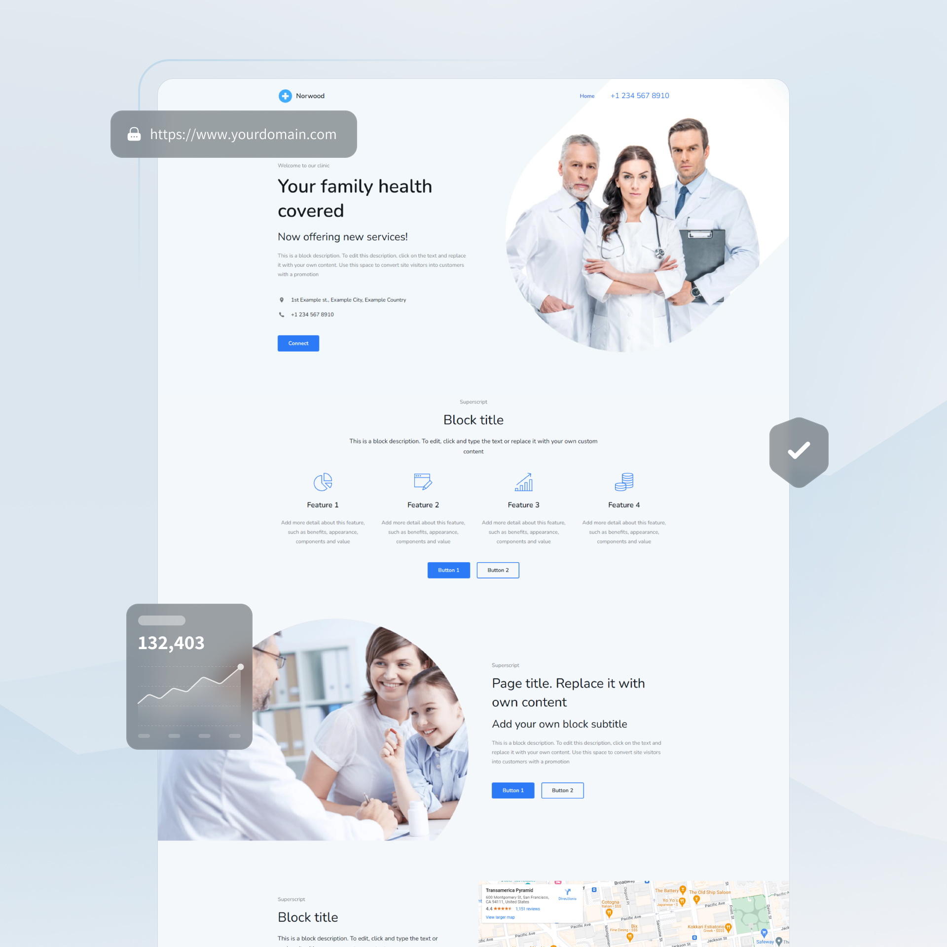 medical website builder