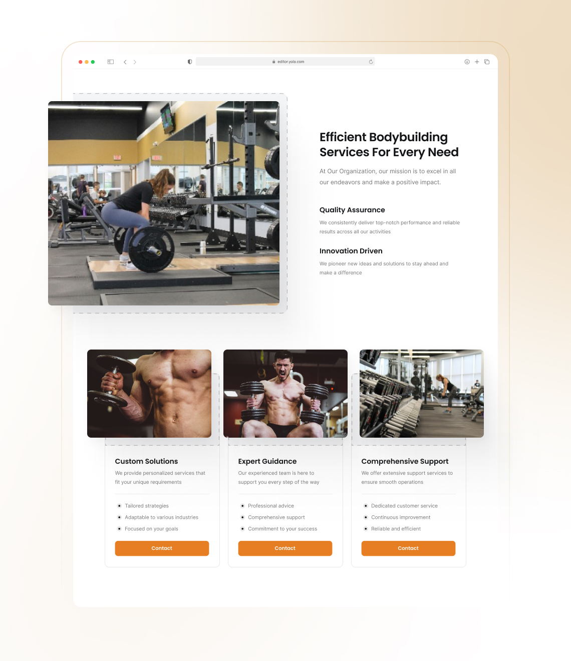 How to create a bodybuilding portfolio