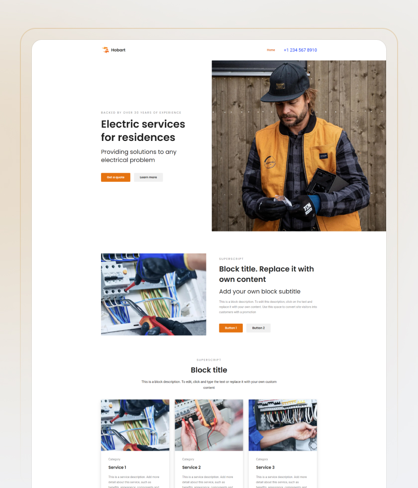 Cleaning Company Website Template 5