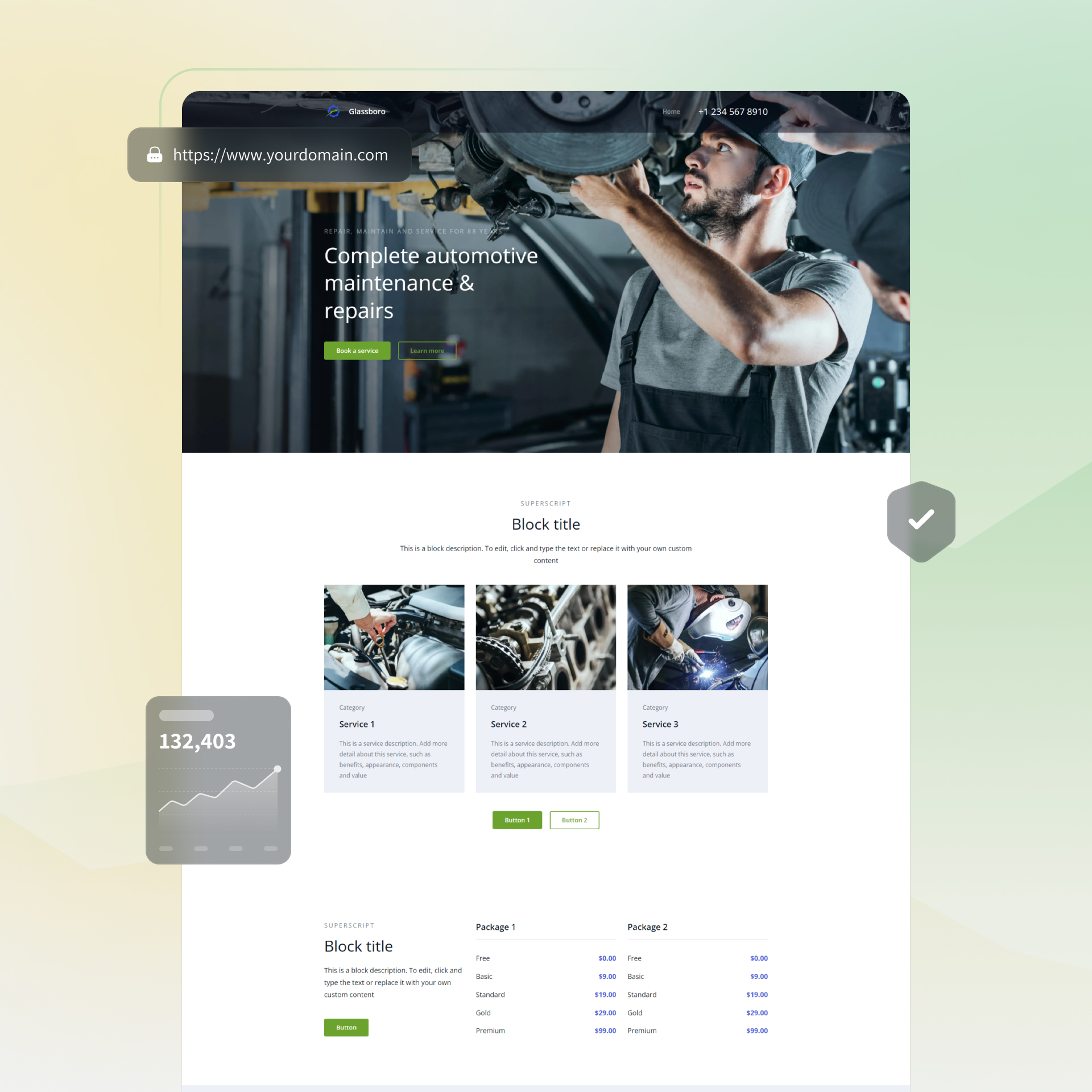 automotive website builder