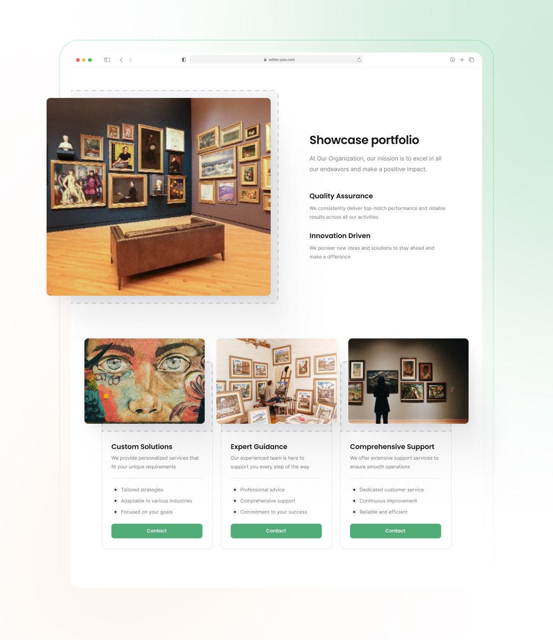 Come creare un sito web d'arte