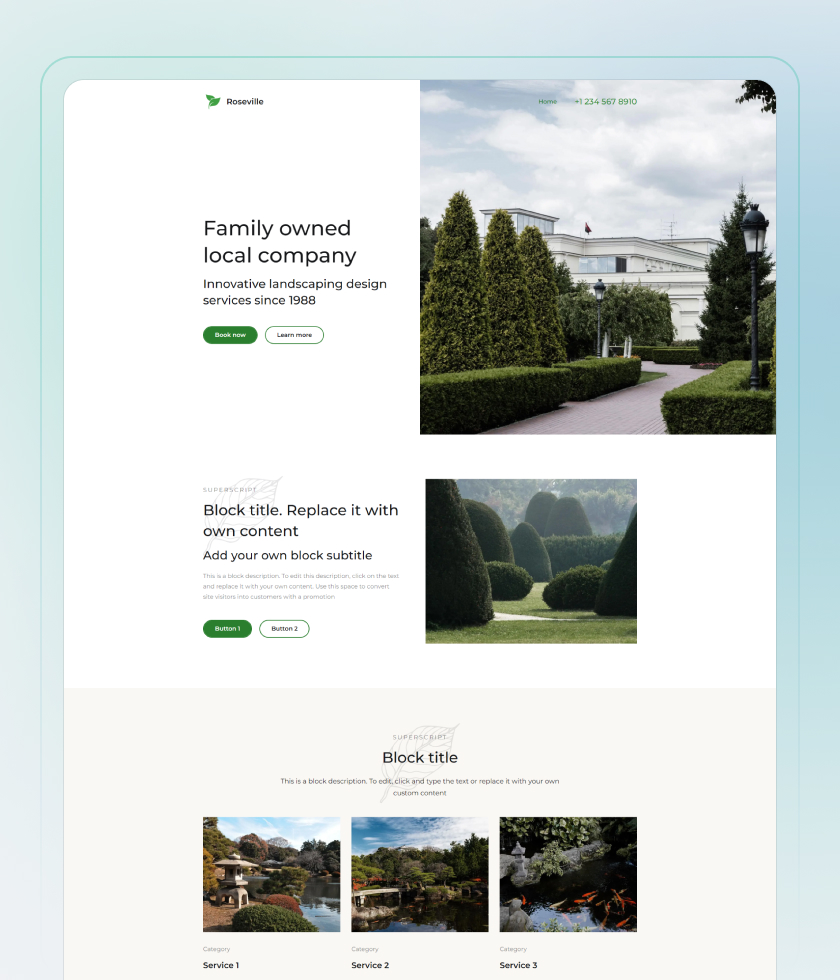 Small Business Website Template 5