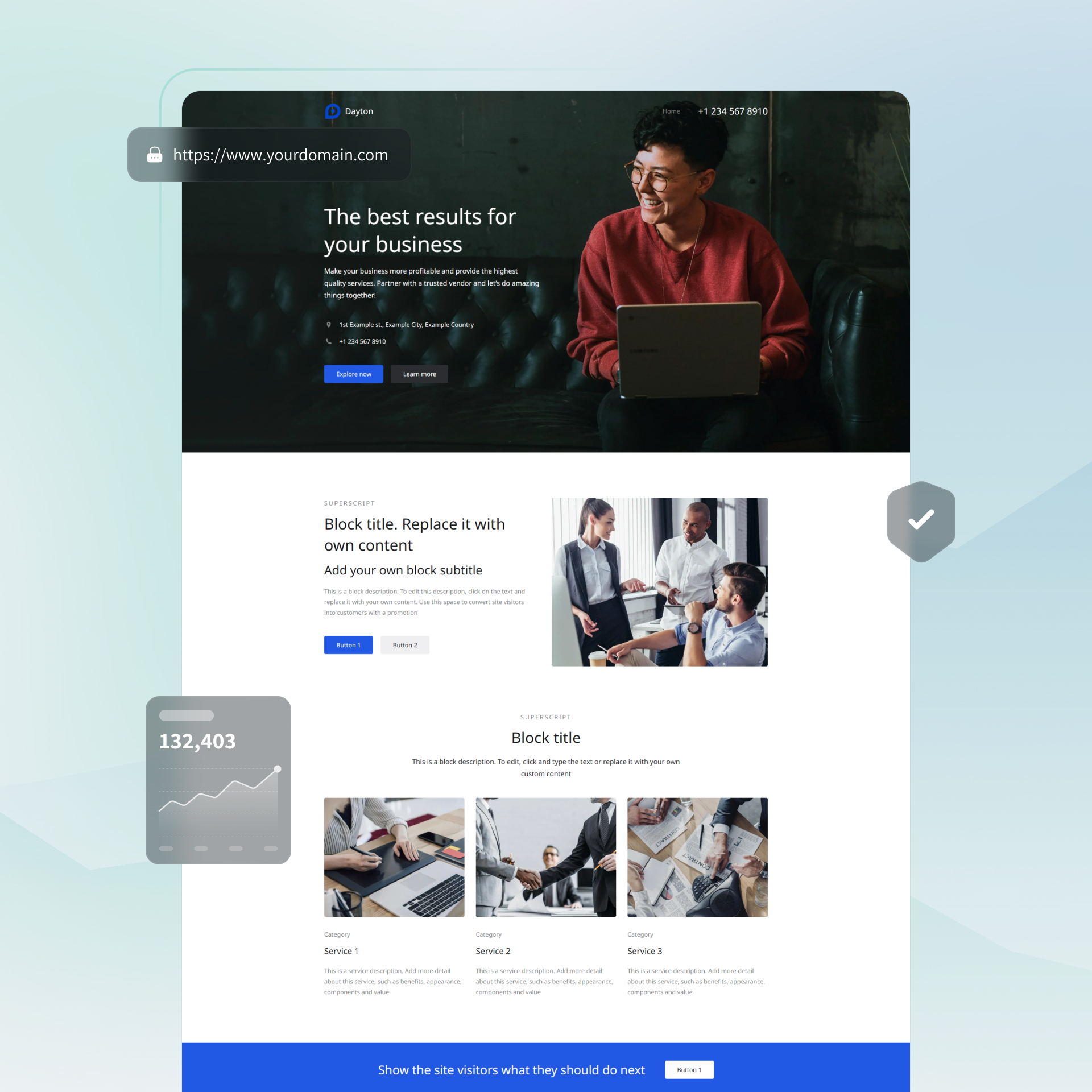 service website builder