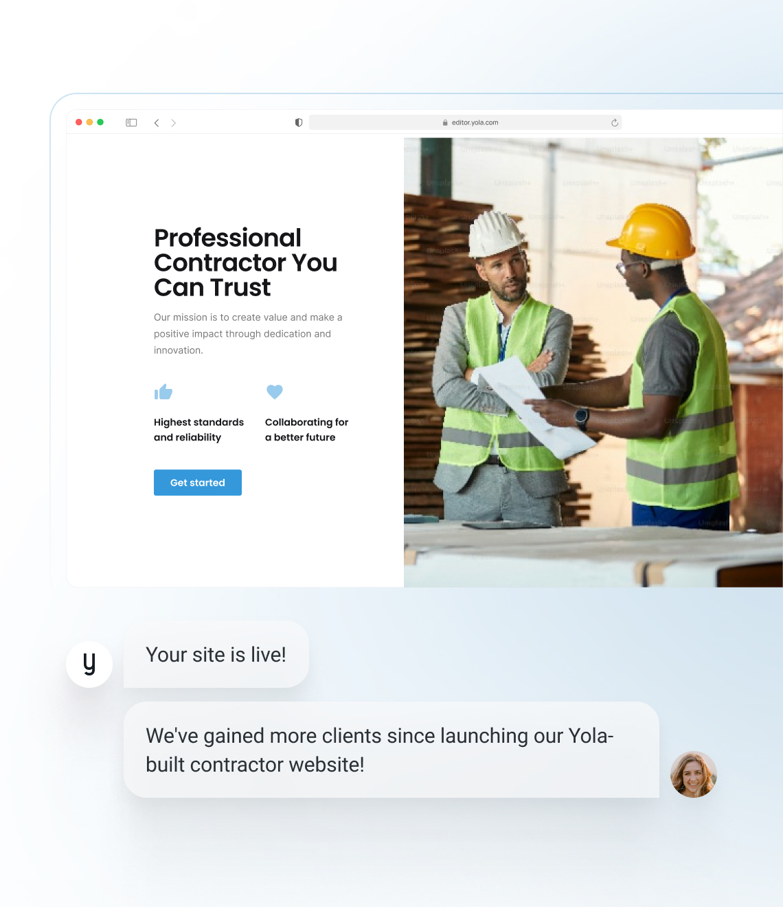 How to make a contractor website