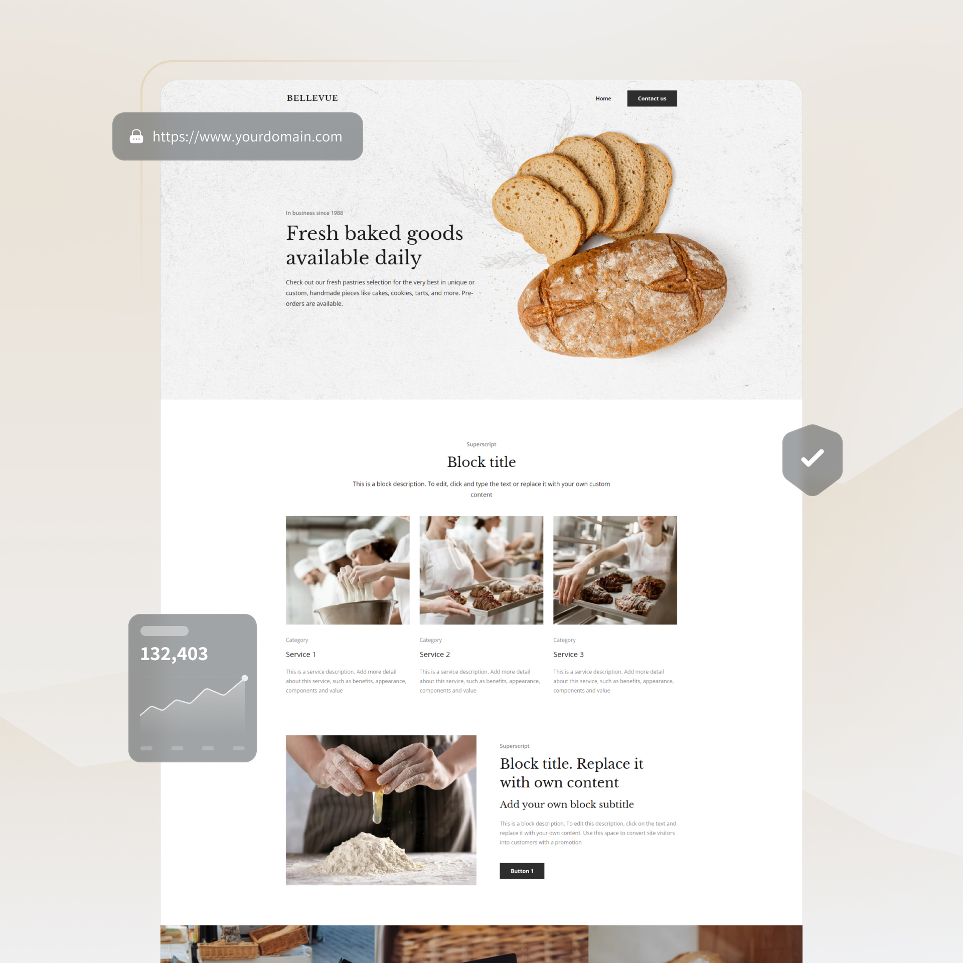 bakery website builder