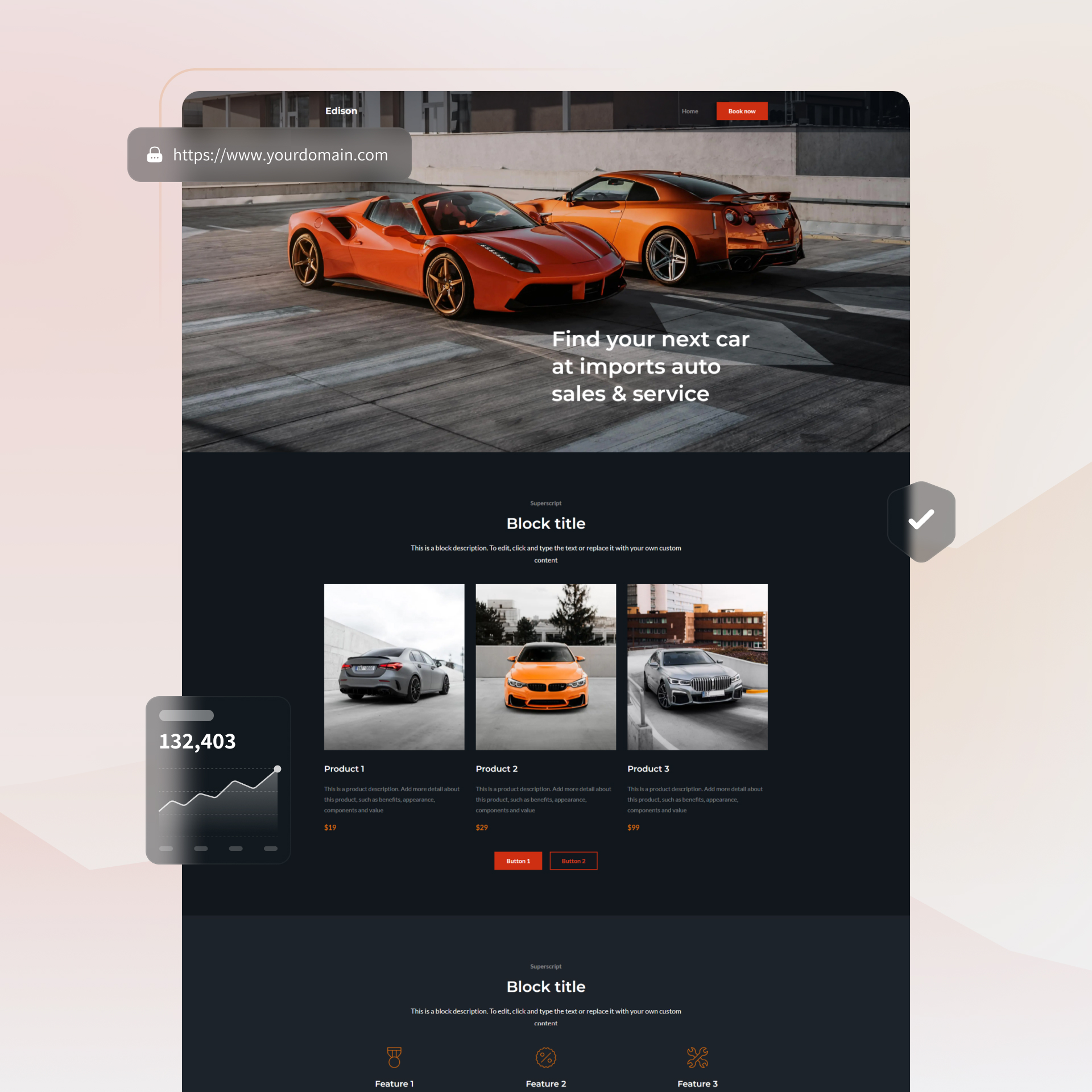 car dealer website builder