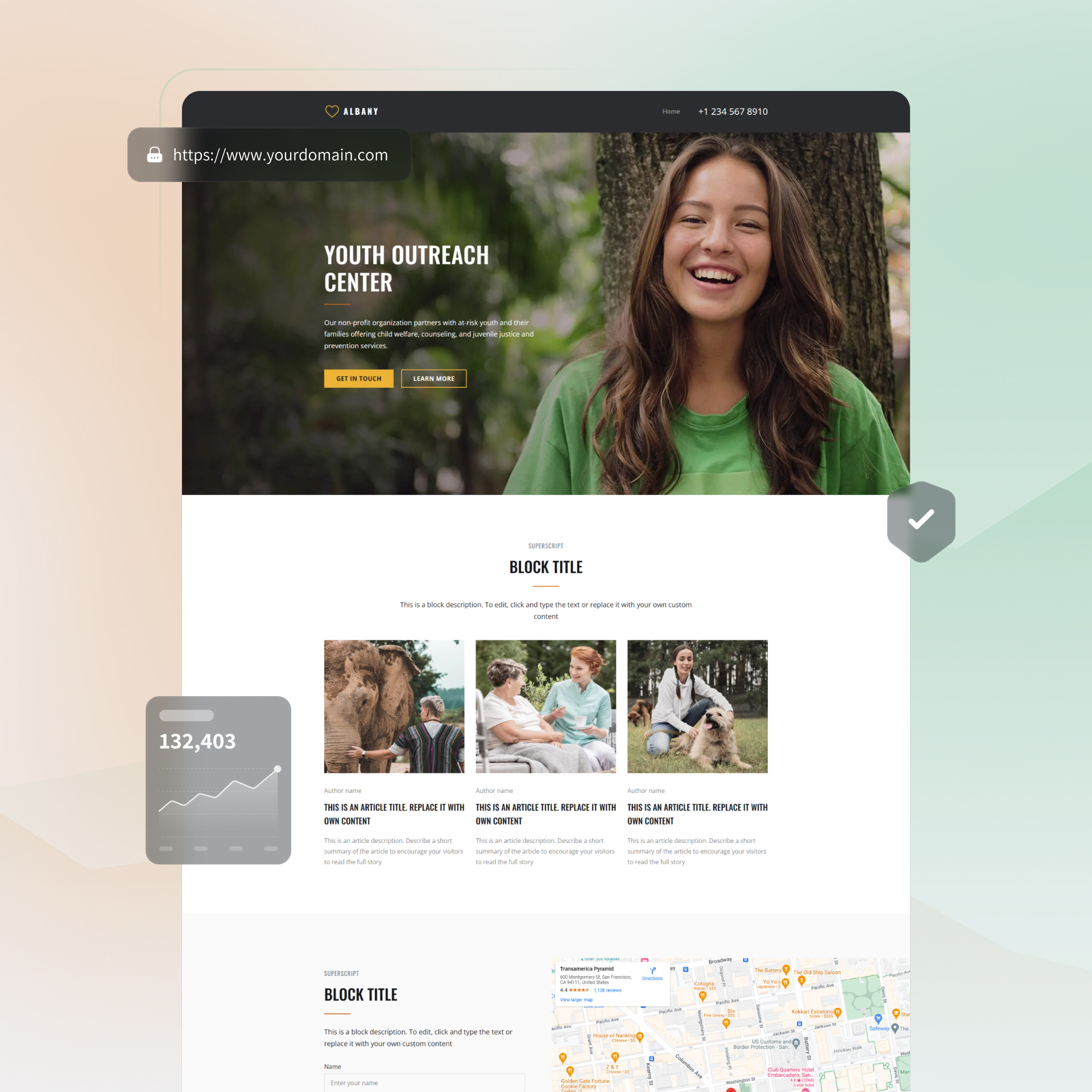 website builder for nonprofits